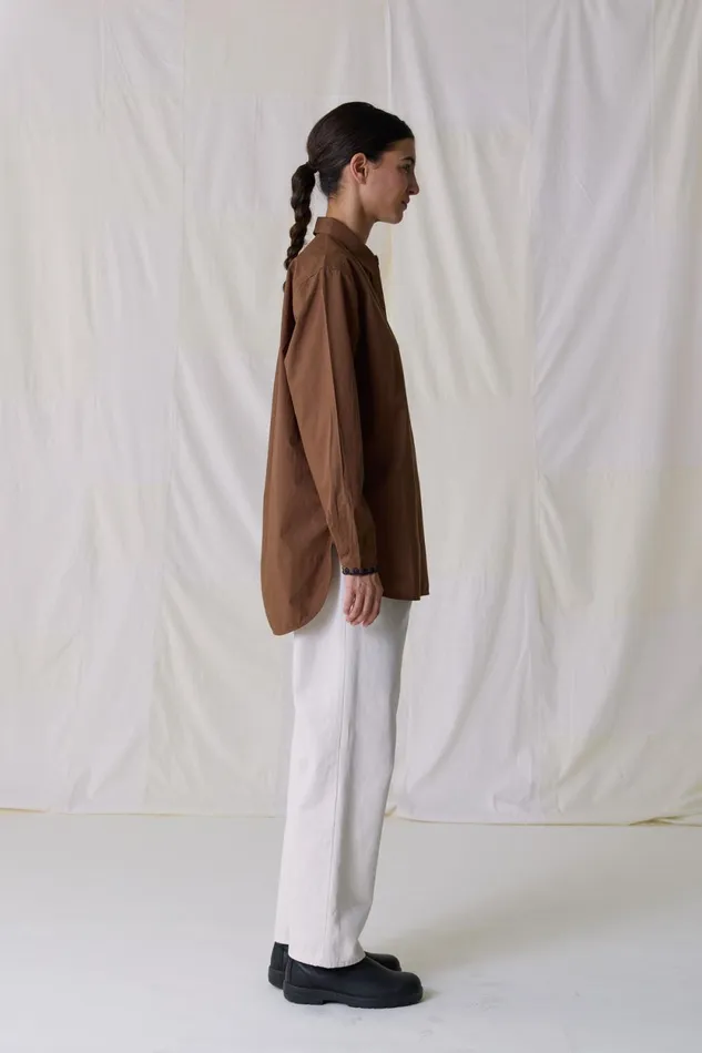 Shirts and Blouses Women Leon and Harper Chipo Plain Shirt Caramel