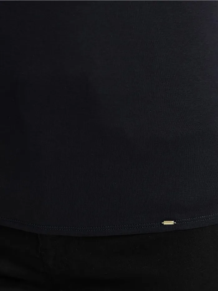 Shirts and Tops Damen Marc Cain BasicShirt Mit Weitem Ausschnitt Midnight Blue