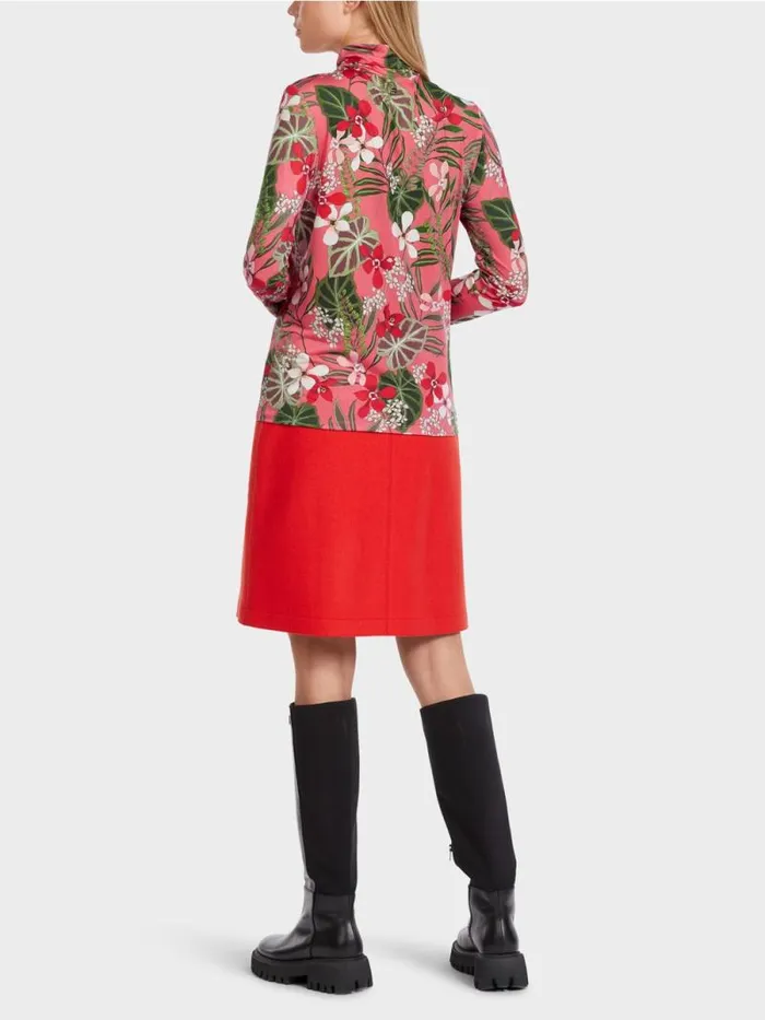 Shirts and Tops Damen Marc Cain Bedrucktes Shirt Deep Coral