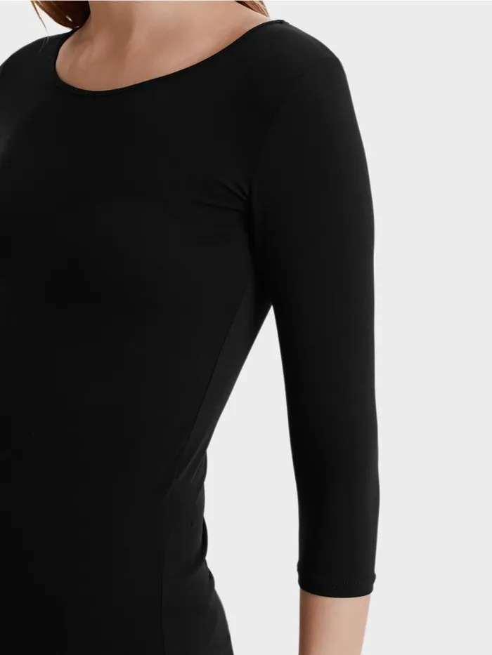 Shirts and Tops Damen Marc Cain Hauchzartes Longsleeve Black