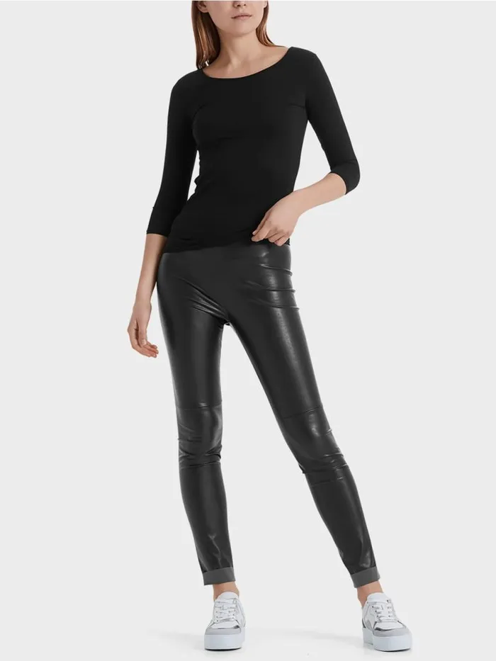 Shirts and Tops Damen Marc Cain Hauchzartes Longsleeve Black