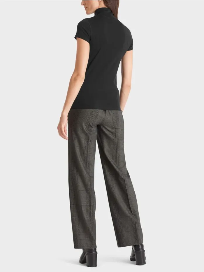 Shirts and Tops Damen Marc Cain Hochgeschlossenes TShirt Black