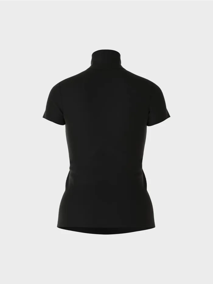 Shirts and Tops Damen Marc Cain Hochgeschlossenes TShirt Black