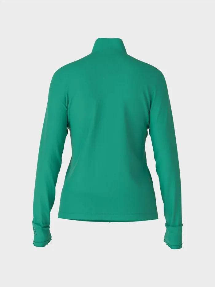 Shirts and Tops Damen Marc Cain LangarmShirt Mit Stehkragen Enamel