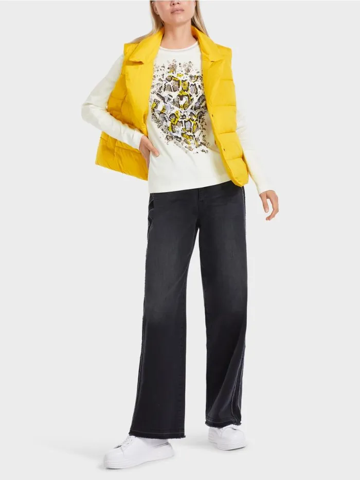 Shirts and Tops Damen Marc Cain TShirt Mit Print Offwhite