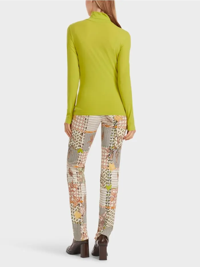 Shirts and Tops Damen Marc Cain TShirt Mit Rollkragen Bright Olive Green