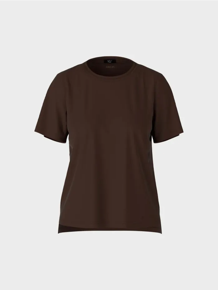 Shirts and Tops Damen Marc Cain TShirt Mit Weitem CrewNeck Dark Wood