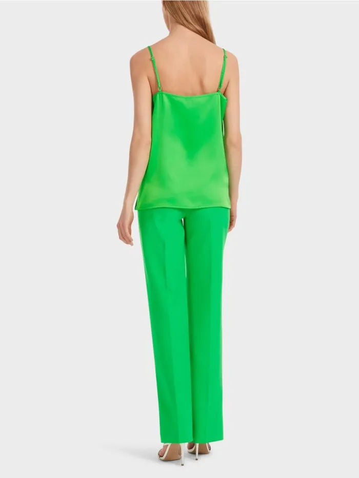 Shirts and Tops Damen Marc Cain Top Mit Schmaler Kette Dark Apple Green