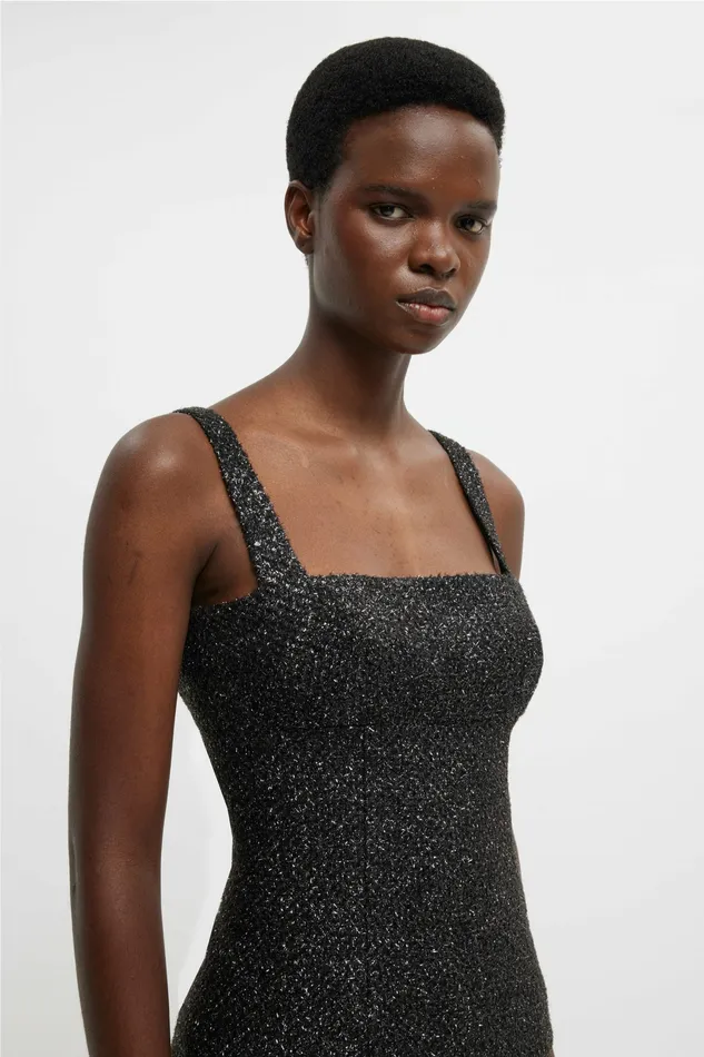 Shirts and Tops Women Trixie Top In Black Disco Tweed Emilia Wickstead Shirts and Tops Women Trixie Top In Black Disco Tweed Emilia Wickstead