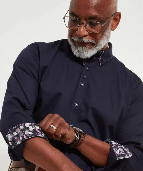 Shirts Dapper Double Collar Shirt Navy 8211 Joebrowns Apparel Shirts Dapper Double Collar Shirt Navy 8211 Joebrowns Apparel