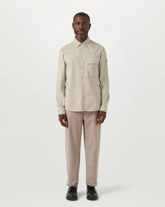 Shirts Men Belstaff Scale Shirt Stone Beige