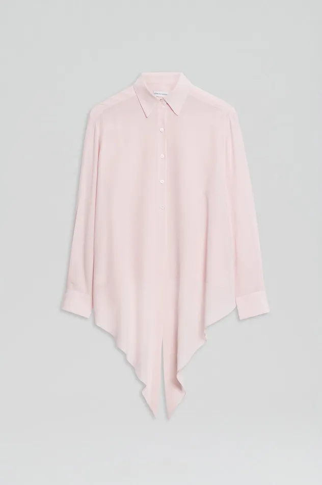 Shirts Women Scanlan Theodore SILK TIE FRONT SHIRT SOFTPINK Shirts Women Scanlan Theodore SILK TIE FRONT SHIRT SOFTPINK