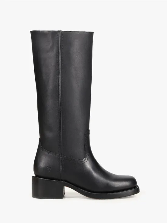 Shoes Campus Knee High Boot Black Lisa Says Gah Women