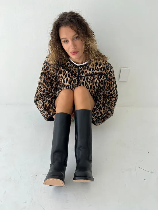 Shoes Campus Knee High Boot Black Lisa Says Gah Women