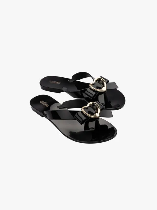 Shoes Lisa Says Gah Women Melissa Harmonic Heart Sandal Black