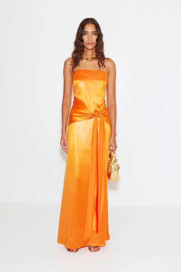 Shop Simon Miller DRESSES Fia Gown Happy Carrot