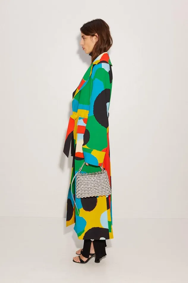 Shop Simon Miller JacketsCoats Djinn Robe Coat Wax Dot