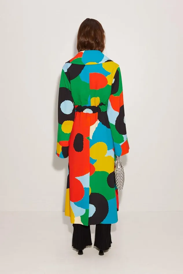 Shop Simon Miller JacketsCoats Djinn Robe Coat Wax Dot