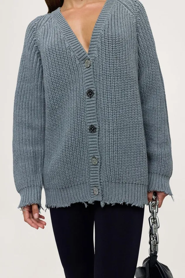 Shop Simon Miller KNITWEAR Arco Sweater Heather Grey