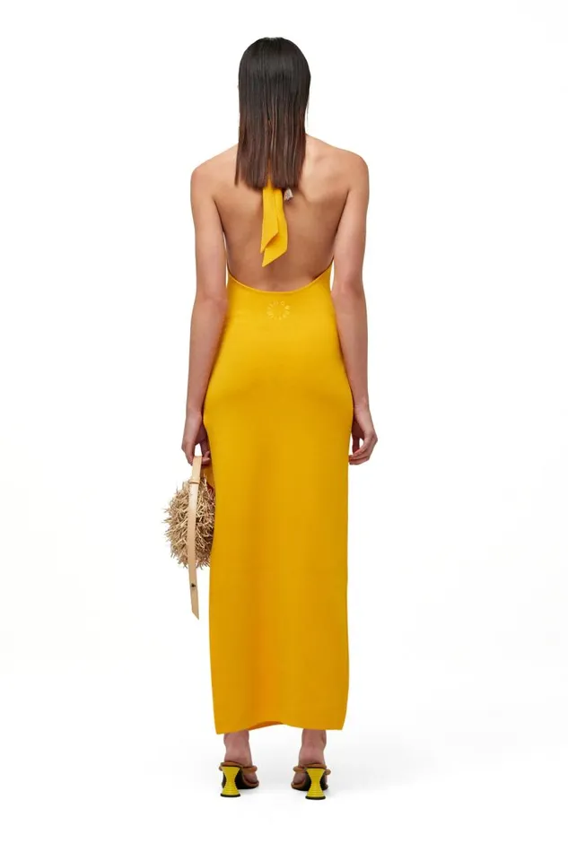 Shop Simon Miller KNITWEAR Knits By Junjo Dress Sherbet Orange