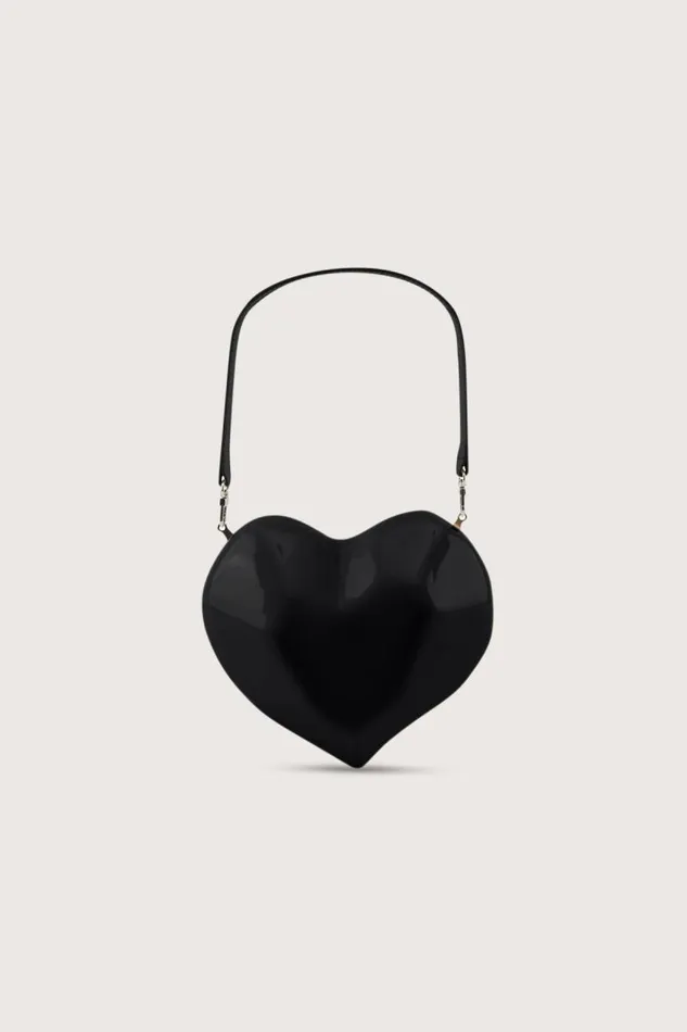 Shop Simon Miller MINI BAGS Molded Heart Bag Black