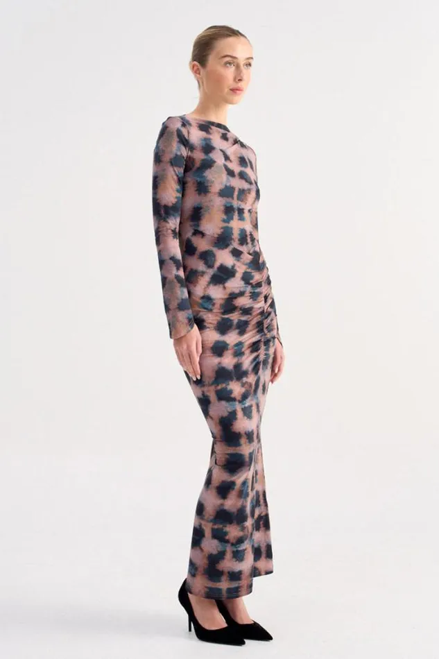 Shop SUBOO Dresses Shibori Long Sleeve Maxi Dress