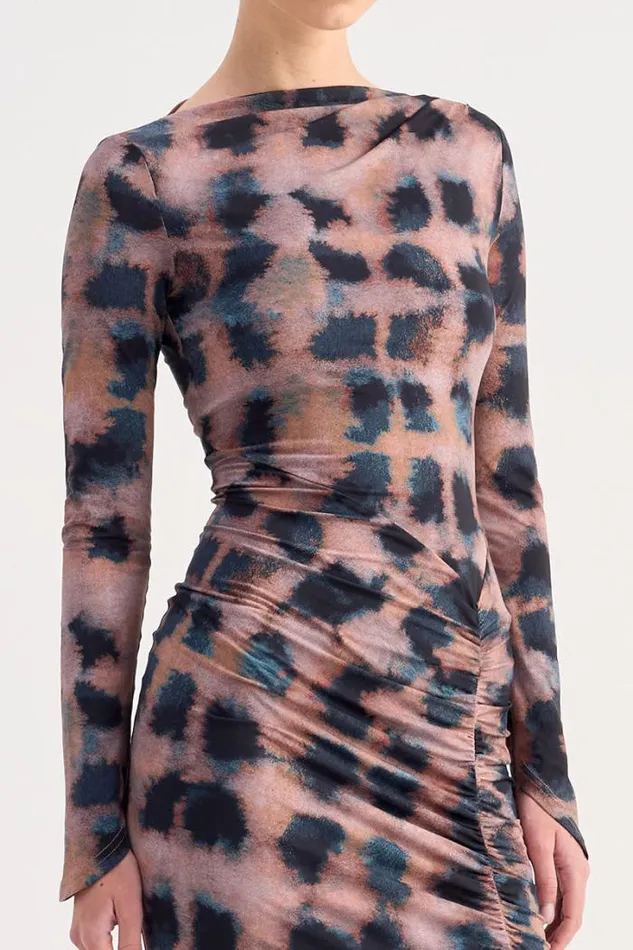 Shop SUBOO Dresses Shibori Long Sleeve Maxi Dress
