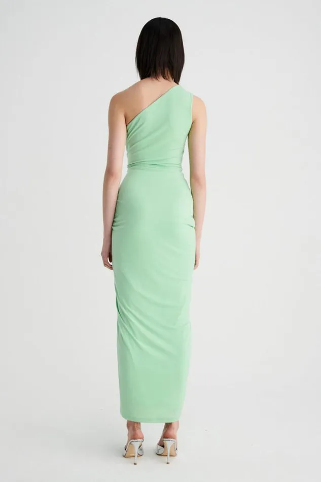 Shop SUBOO Dresses Theta Rouched Midi Dress 8211 Apple