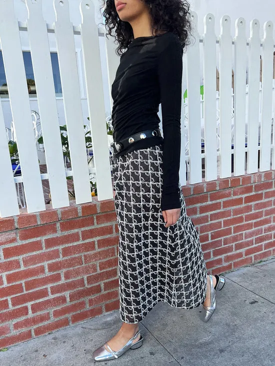 Skirts Molly Maxi Skirt Bows 8211 Lisa Says Gah Women