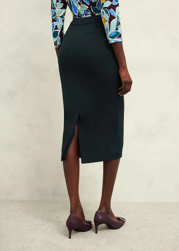 Skirts Women HOBBS Linda Pencil Skirt Deep Pine Green