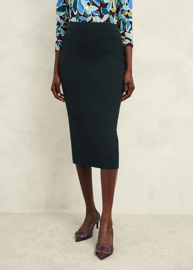 Skirts Women HOBBS Linda Pencil Skirt Deep Pine Green