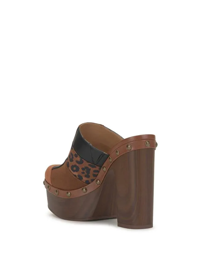 Slides and Mules Shoes Jessica Simpson Dasally Platform Mule In Ginger Cookie