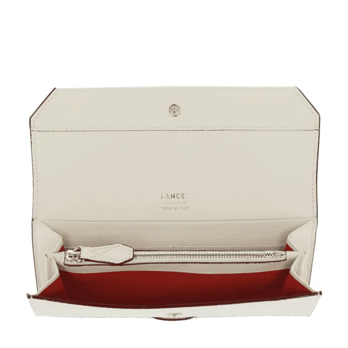 Slim Wallet With Flap Snow Women Lancel Wallet