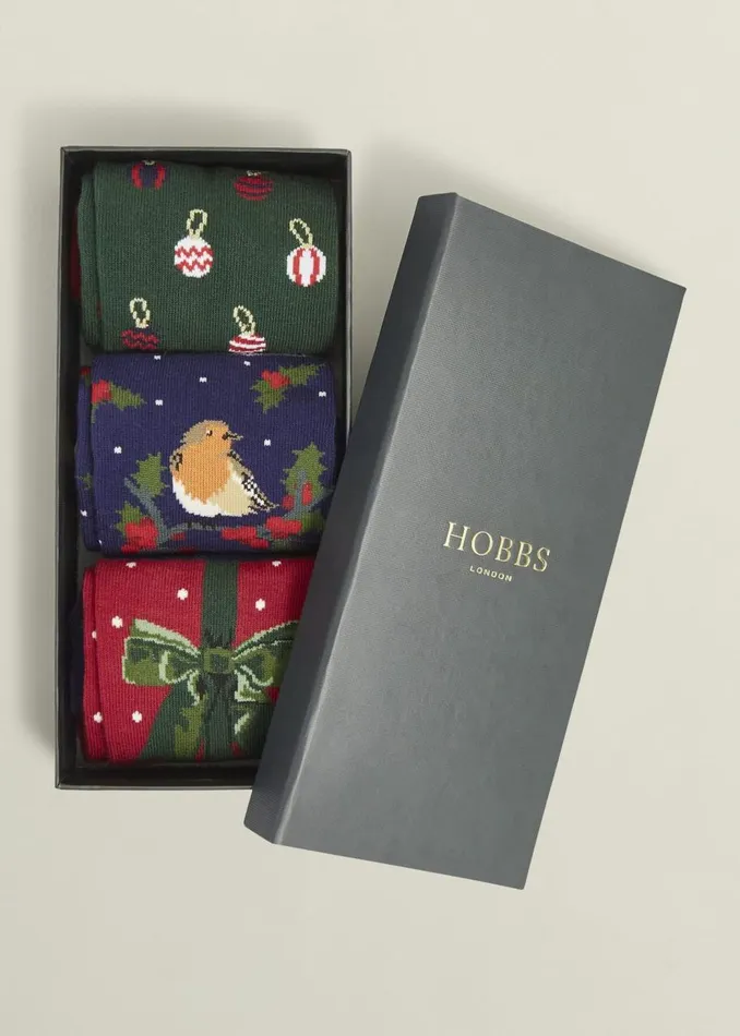 Socks and Tights Women HOBBS Festive Sock Set Multi
