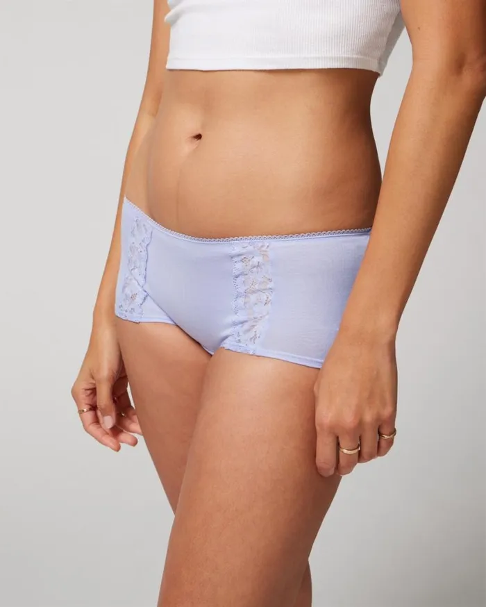 Soma Embraceable Signature Lace Boyshort Adobe Rose Women Panties