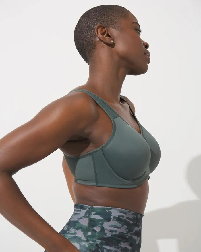 Soma Wacoal Underwire High Impact Sports Bra Nude Women Bras