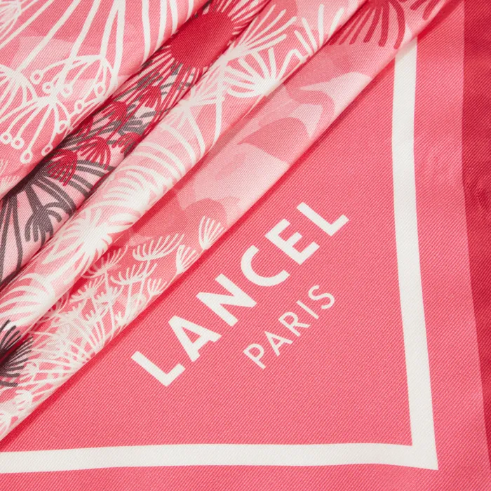 Square 70 Multico Raspberry Women Lancel Silk Square And Headband Square 70 Multico Raspberry Women Lancel Silk Square And Headband