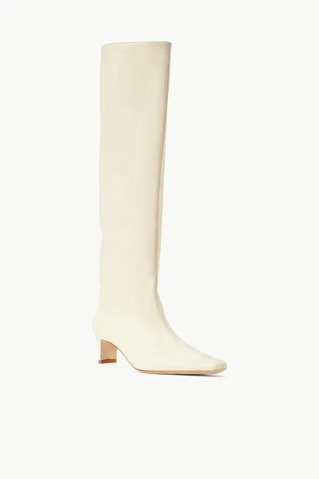 STAUD Boots WALLY BOOT Cream 8211 Women