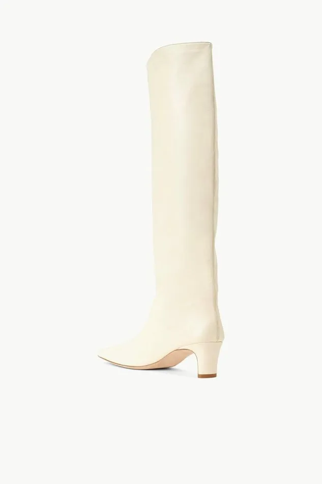 STAUD Boots WALLY BOOT Cream 8211 Women