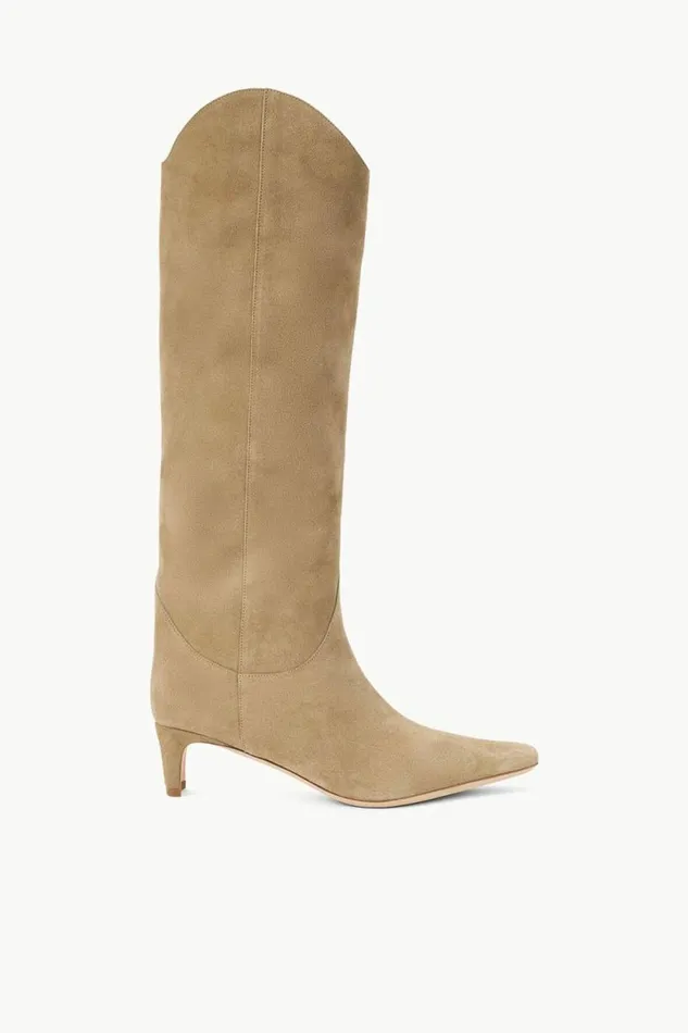 STAUD Boots WESTERN WALLY BOOT Dune Suede 8211 Women