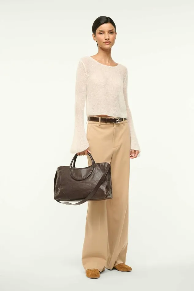 STAUD Carryalls MAUDE SATCHEL Espresso 8211 Women STAUD Carryalls MAUDE SATCHEL Espresso 8211 Women