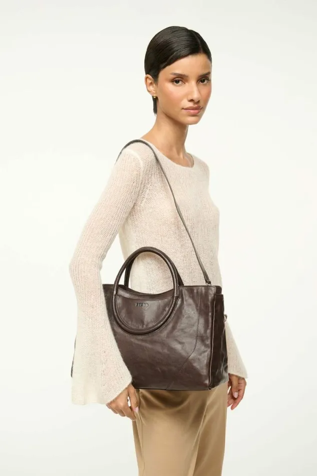 STAUD Carryalls MAUDE SATCHEL Espresso 8211 Women STAUD Carryalls MAUDE SATCHEL Espresso 8211 Women