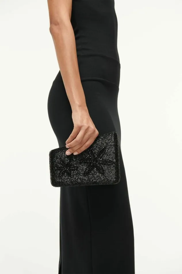 STAUD Clutches and Handhelds CARMELLA BEADED CLUTCH Black Starfish 8211 Women