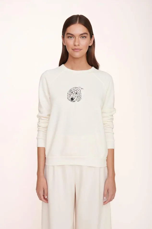 STAUD Custom Clothing CUSTOM X CBONZ SWEATSHIRT Cream 8211 Pet