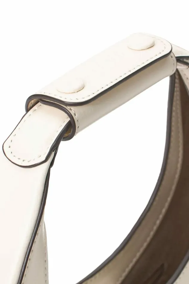 STAUD Custom Handbags CUSTOM MINI MOON BAG Cream 8211 Women