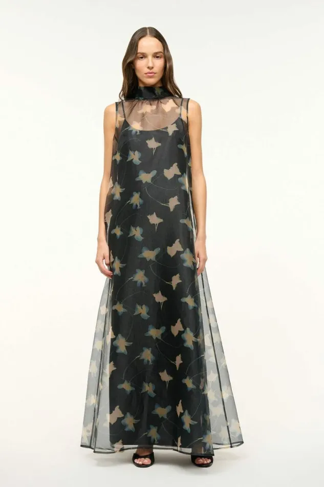 STAUD Dresses ALBEE DRESS Botanical Shadows 8211 Women