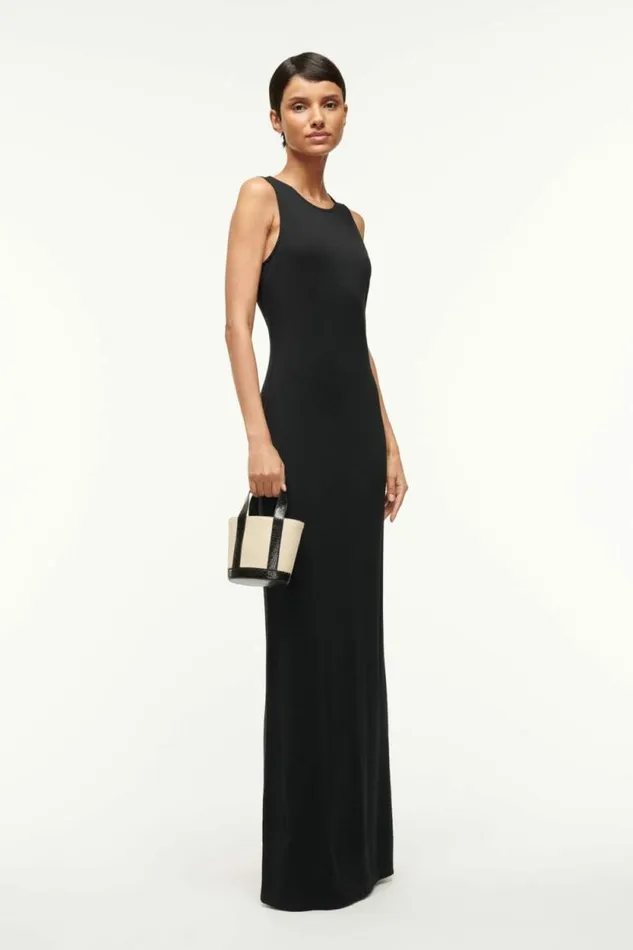 STAUD Dresses BARI DRESS Black 8211 Women STAUD Dresses BARI DRESS Black 8211 Women