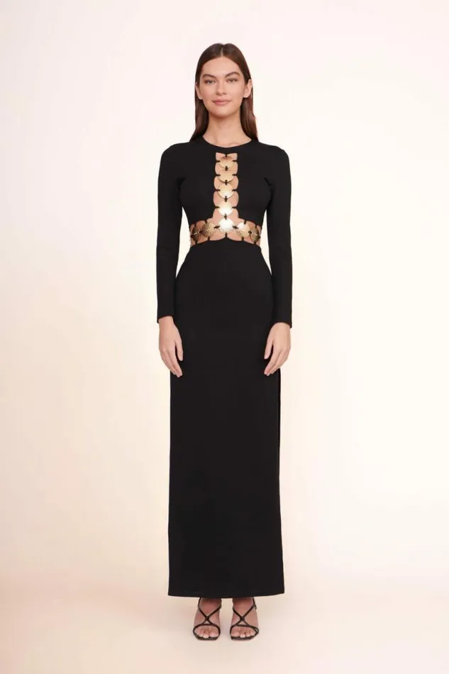 STAUD Dresses DELPHINE DRESS Black 8211 Women