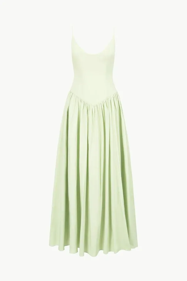 STAUD Dresses DENA DRESS Pale Jade 8211 Women STAUD Dresses DENA DRESS Pale Jade 8211 Women