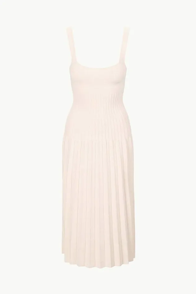 STAUD Dresses ELLISON DRESS Ecru 8211 Women STAUD Dresses ELLISON DRESS Ecru 8211 Women